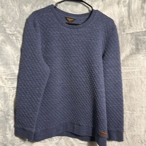 Outpost maker’s sweatshirt men’s quilted blue‎ size large